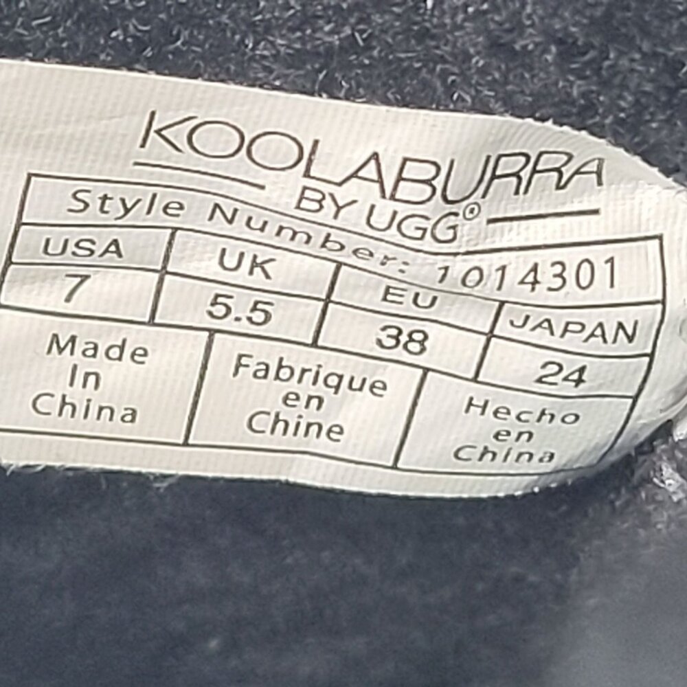 Koolaburra By UGG Women's Black Suede Mid-Calf Boots 1014301 US Size 7 - Picture 12 of 12